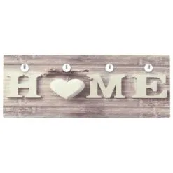 VidaXL Wandkapstok Home 80x30 Cm Gehard Glas