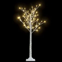 VidaXL Kerstboom Wilg Met 120 LED's Binnen En Buiten 1,2 M Warmwit