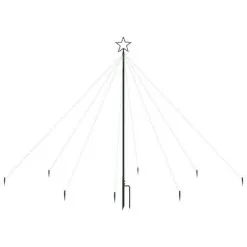 VidaXL Kerstboomverlichting Waterval Met 400 LED's Binnen Buiten 2,5 M