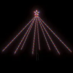 VidaXL Kerstboomverlichting 400 LED's Binnen/buiten 2,5 M Meerkleurig