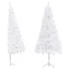 VidaXL Kunstkerstboom Hoek 150 Cm PVC Wit