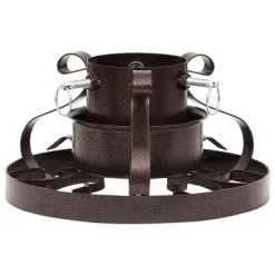 VidaXL Kerstboomstandaard In Antieke Stijl 29x29x15,5 Cm Koperkleurig