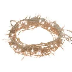 VidaXL Lichtslinger Met 150 LED's Warmwit 15 M PVC