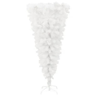 VidaXL Kunstkerstboom Met Standaard Omgekeerd 120 Cm Wit - Afbeelding 2
