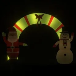 VidaXL Kerstboog Opblaasbaar Met LED's 270 Cm