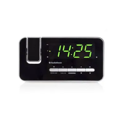 AudioSonic Wekkerradio 2-in-1 Digitaal Zwart - Afbeelding 2