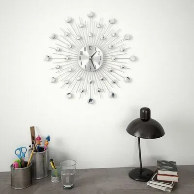 VidaXL Wandklok Met Quartz-mechanisme 50 Cm Modern Ontwerp - Afbeelding 2