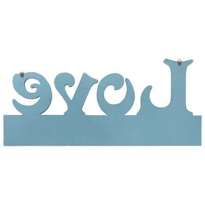 VidaXL Wandkapstok LOVE 50x23 Cm - Afbeelding 3