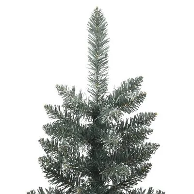 VidaXL Kunstkerstboom Met Standaard Smal 120 Cm PVC Groen - Afbeelding 3