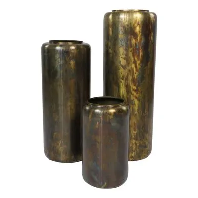 HSM Collection Vaas Salerno Medium 26x65 Cm Goudkleurig - Afbeelding 3