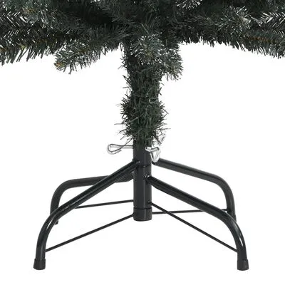 VidaXL Kunstkerstboom Met Standaard Smal 120 Cm PVC Groen - Afbeelding 4