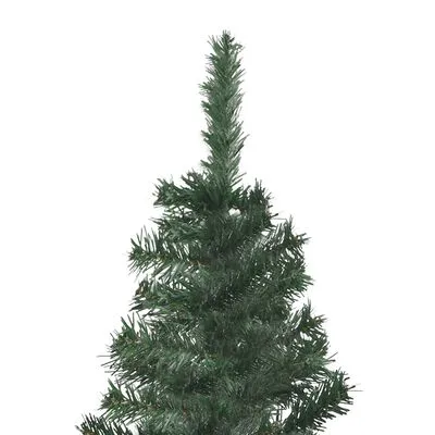 VidaXL Kunstkerstboom Met LED's Hoek 120 Cm PVC Groen - Afbeelding 5