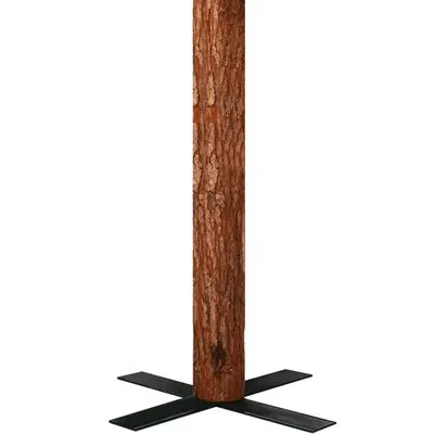 VidaXL Kerstboom Met Echt Hout En Dennenappels Smal 150 Cm PVC Groen - Afbeelding 5