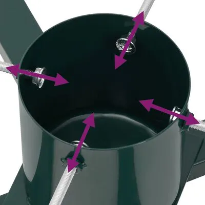 VidaXL Kerstboomstandaard 60x60x16 Cm - Afbeelding 5