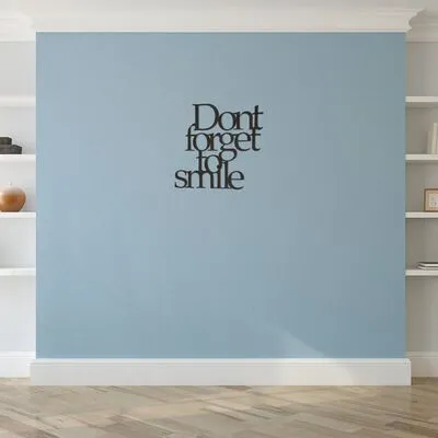 Homemania Wanddecoratie Words 70x67 Cm Staal Zwart - Afbeelding 5