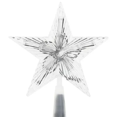 VidaXL Kegelkerstboom 136 LED's 70x240 Cm Meerkleurig - Afbeelding 5