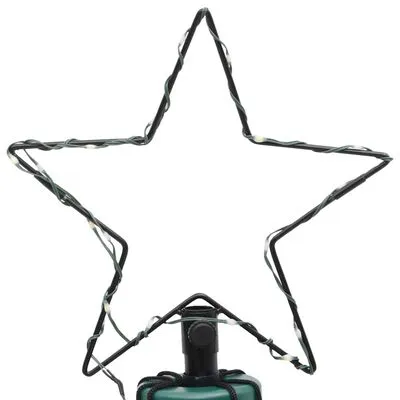 VidaXL Kerstboom Met Grondpin 108 LED's Blauw 180 Cm - Afbeelding 6