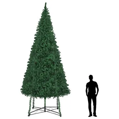 VidaXL Kunstkerstboom Met Standaard 500 Cm Groen - Afbeelding 7