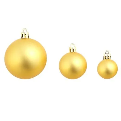 VidaXL 100-delige Kerstballenset 3/4/6 Cm Goudkleurig - Afbeelding 8