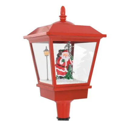 VidaXL Straatlantaarn Met Kerstman LED 180 Cm - Afbeelding 9