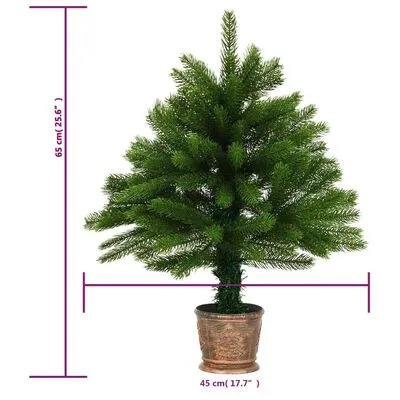 VidaXL Kunstkerstboom Met LED's 65 Cm Groen - Afbeelding 9
